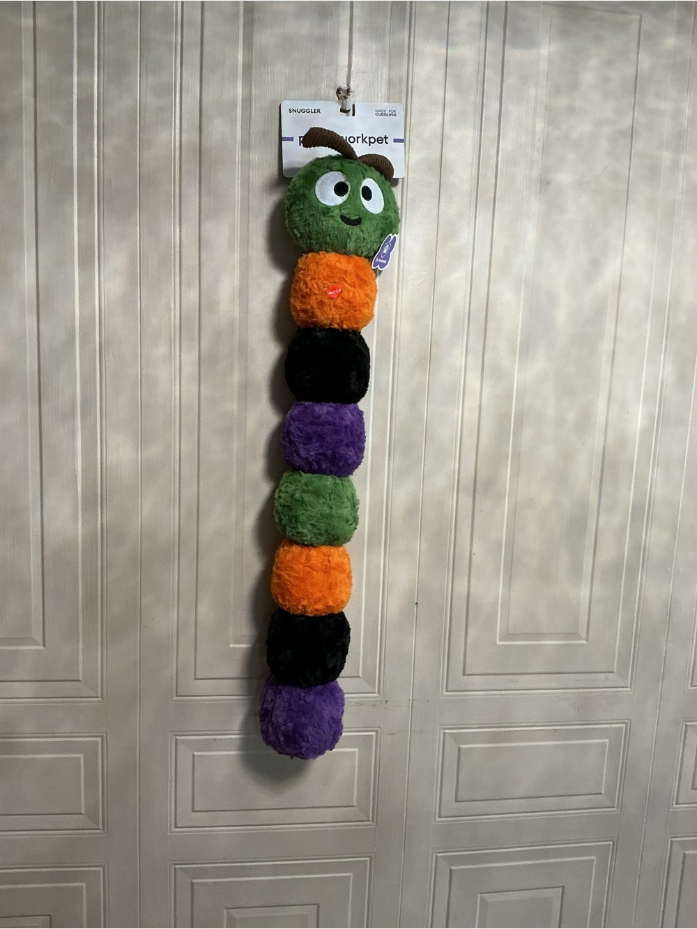 Brand New Halloween Patchwork Long Caterpillar  32” With Squeakers